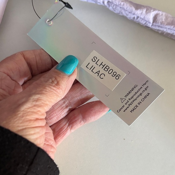 Derek Heart Lilac Shoulder Bag - Picture 4 of 5